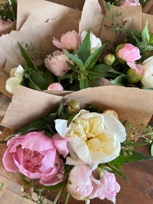 Farm Stand Peony Bouquet